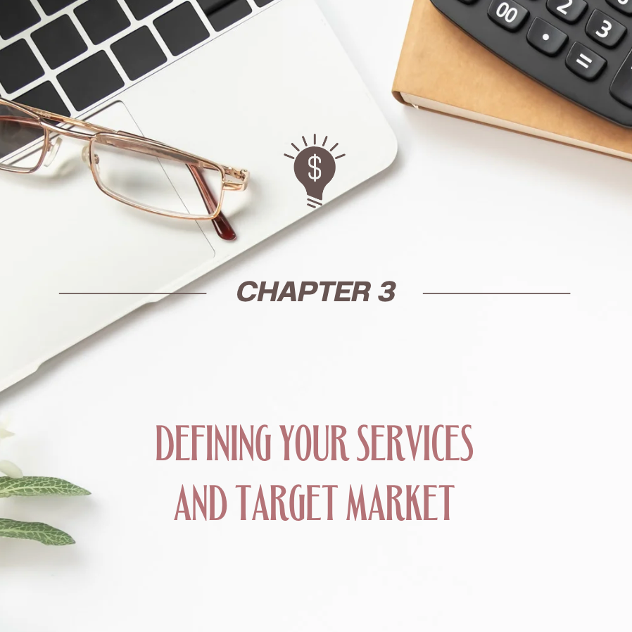 Virtual Assistant Business Chapter 3 Defining your Services and Target Market by Angele Rose Ankouad of Lam Tiely Vibe